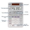 Picture of OSALO CEO-1 12 Digits LCD Display Multi-functional Student Scientific Calculator Solar Energy Dual Power Calculator (Silver)