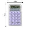 Small Silent Simple Calculator Mini Candy Pink - 3
