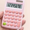 Picture of 8-digit Candy Colored Solar Calculator Multifunctional Mini Student Electronic Calculator (Classic Black)