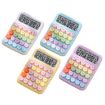 Picture of 12-Bit Dopamine Flex Keyboard Calculator Candy Color Office Student Calculator (Moonlight White)