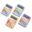 Picture of 12-Bit Dopamine Flex Keyboard Calculator Candy Color Office Student Calculator (Sky Blue)