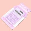 Picture of Small Solid Color Calculator Dormitory Student Office Exam Tool (Purple)