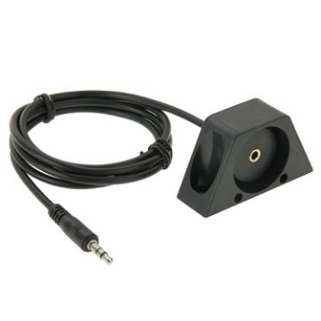 Picture of 3.5mm Male to Female Extension Cable with Car Flush Mount, Length: 1m