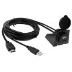 USB 2.0 & HDMI Male to Female Extension Cable - 2m Length - 1