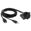 USB 2.0 & HDMI Male to Female Extension Cable - 2m Length - 4