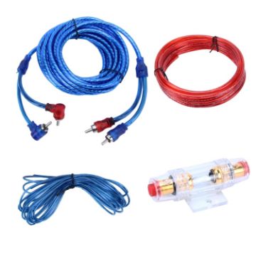 Picture of YH-128 1200W Car Amplifier Audio Power Cable Subwoofer Wiring Installation Kit with High Performance RCA Interconnect