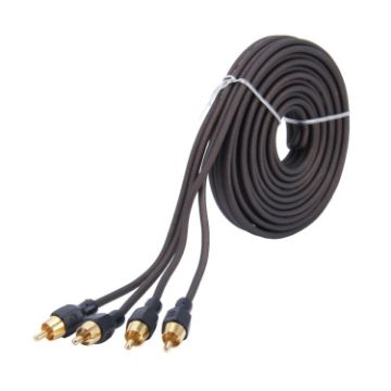Picture of 2 PCS 17 FT Bold Copper Double Shield RCA OFC Cable