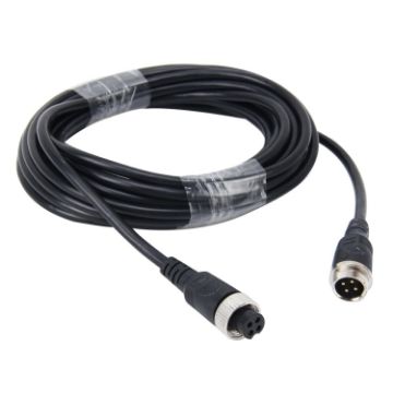 Picture of 10m M12 4P Aviation Connector Video Audio Extend Cable for CCTV Camera DVR