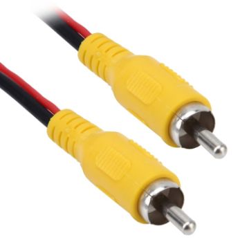 Picture of Car Reverse Rear View Parking Camera Video Cable With Detection Wire, Cable Length: 10m