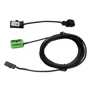 Picture of Car Bluetooth Phone Microphone Cable Wiring Harness for Volkswagen RCD510 RNS315, Cable Length: 4m