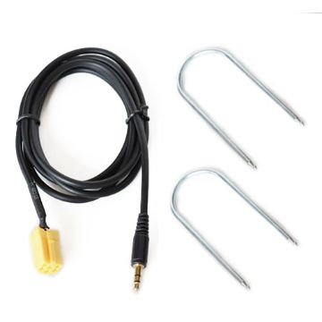 Picture of Car Audio AUX Adapter Cable + Tool for Alpine/Fiat/Lancia Buchse Stecker