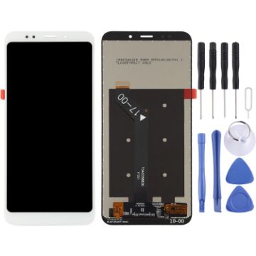 White TFT LCD Screen for Xiaomi Redmi 5 Plus with Digitizer Full Assembly - 1