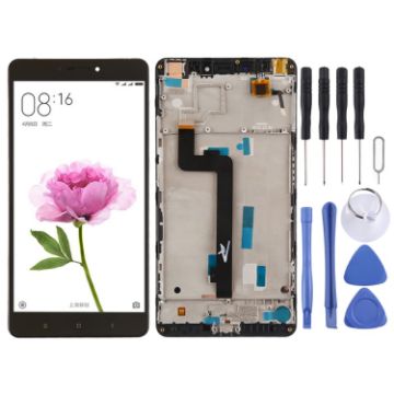 Xiaomi Mi Max TFT LCD Screen Digitizer Full Assembly with Frame - Black - 1