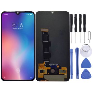 LCD Screen for Xiaomi Mi 9 SE with Digitizer - Black - 1