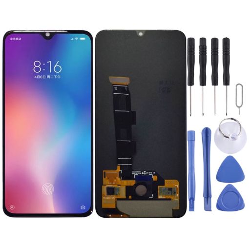 LCD Screen for Xiaomi Mi 9 SE with Digitizer - Black - 1