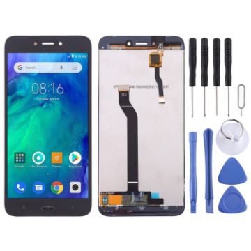 Black TFT LCD Screen for Xiaomi Redmi Go with Digitizer - Full Assembly - 1
