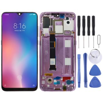OLED LCD Screen for Xiaomi Mi 9 Digitizer Full Assembly (Pink) - 1