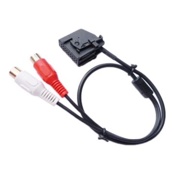 Picture of Car 2RCA AUX IN Audio Cable Wiring Harness for Mercedes-Benz Comand 2.0