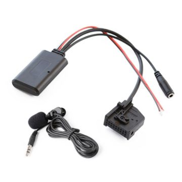 Car MFD2 RNS2 18PIN Bluetooth Music AUX Audio Cable + MIC for Audi/Volkswagen/Skoda - 1