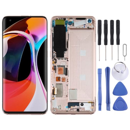 LCD Screen for Xiaomi Mi 10 5G/Mi 10 Pro 5G - Gold - 1