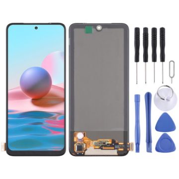 AMOLED LCD Screen Digitizer Assembly for Xiaomi Redmi Note 10 4G/10S/11 SE India/Poco M5s - 1