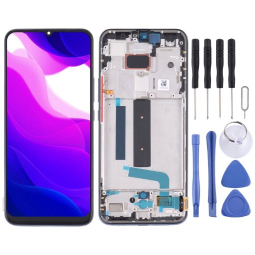 AMOLED LCD Screen for Xiaomi Mi 10 Lite 5G - Black - 1