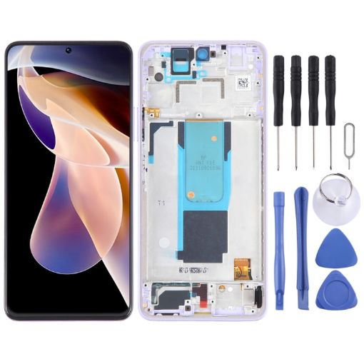 LCD Screen For Xiaomi Redmi Note 11 Pro+ 5G Digitizer (Purple) - 1