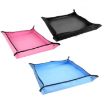 Picture of Balcony Green Planting Pot Rolling Basin Mat Home Gardening Seed Planting Waterproof Flower Pad Replacement Operation Pad (V2.0 Pink)