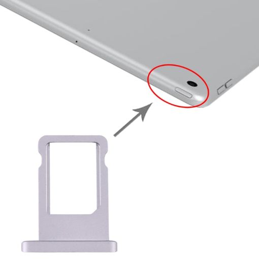 Grey SIM Card Tray for iPad 10.2 inch - A2200/A2198/A2232 - 1