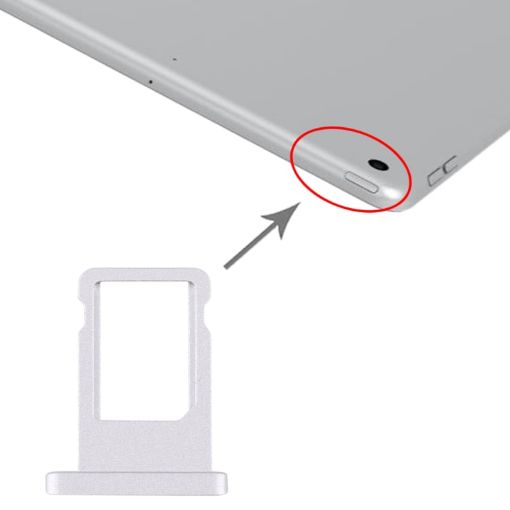 Silver SIM Card Tray for iPad 10.2 inch - A2200/A2198/A2232 - 1