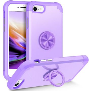 iPhone SE 2022/2020/8/7 Magnetic Phone Case - Light Purple - 1