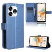 Blue Diamond Texture Leather Phone Case for UMIDIGI A15/A15C - 1