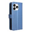 Blue Diamond Texture Leather Phone Case for UMIDIGI A15/A15C - 3
