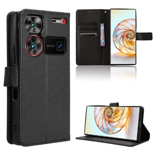 ZTE nubia Z60 Ultra Leather Phone Case (Black) - 1