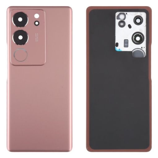 Original Battery Back Cover with Camera Lens Cover for vivo V29 Pro (Purple Red) - 1