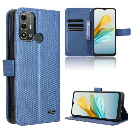 ZTE Blade A53 Pro Leather Phone Case - Blue - 1