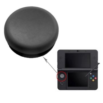 Picture of Analog Controller Stick Cap 3D Joystick Cap for New 3DS (Black)