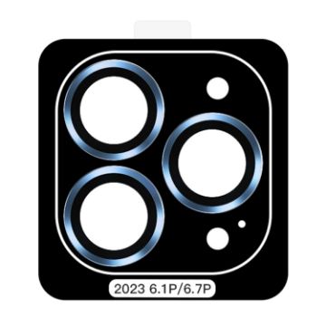 Picture of For iPhone 15 Pro TOTU PG-1 Golden Shield Series Metal Frame Lens Protector (Blue)