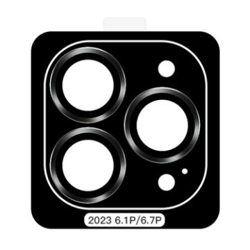 Picture of For iPhone 15 Pro TOTU PG-1 Golden Shield Series Metal Frame Lens Protector (Black)