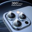 Picture of For iPhone 15 Pro TOTU PG-1 Golden Shield Series Metal Frame Lens Protector (Sliver)