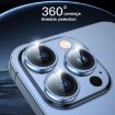 Picture of For iPhone 15 Pro Max TOTU PG-1 Golden Shield Series Metal Frame Lens Protector (Sliver)
