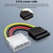 4 Pin IDE to SATA Power Adapter - 15cm - Cu Material - 5