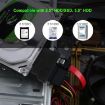 SATA 22 Pin Female to SLIMLINE SATA 13 Pin Male Adapter - 7