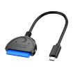 USB-C to SATA Hard Drive Converter for 2.5" SSD/HDD (Black) - 2