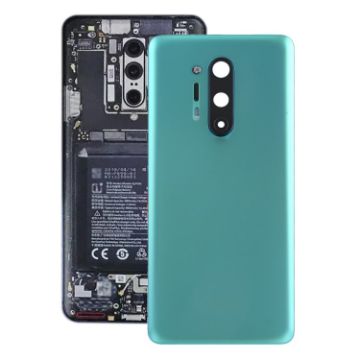 OnePlus 8 Pro Battery Back Cover with Camera Lens Cover - Green - 1