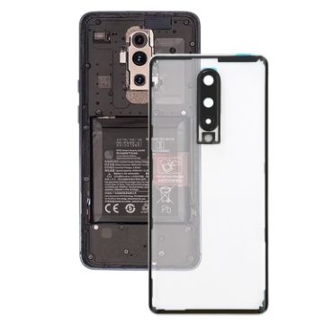 OnePlus 8 Battery Back Cover With Camera Lens - Transparent - 1