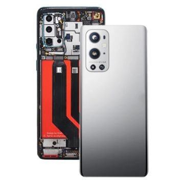 OnePlus 9 Pro Battery Back Cover With Camera Lens - Silver - 1