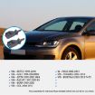 Picture of 2 PCS Windshield Washer Wiper Jet Water Spray Nozzle 6RD955985 for Volkswagen