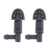Picture of 2 PCS Front Windshield Washer Wiper Jet Water Spray Nozzle + Hose Connector Set 94556605 for Chevrolet Cruze 2009-2014