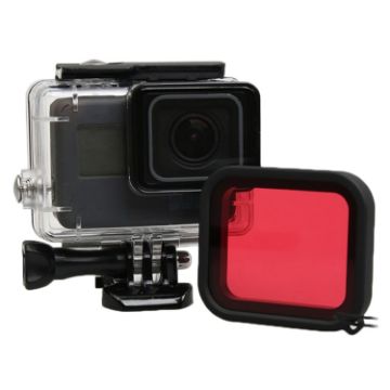 Picture of GoPro HERO5 Waterproof Protective Case + Red Quadrate Filter & Mount & Strap